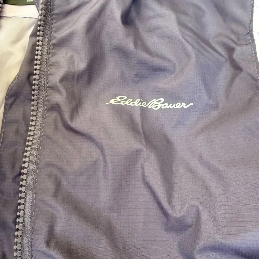 Eddie Bauer Jacket Girls Purple/lilac Zip Windbreaker Coat Kids XS 5/6